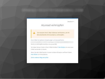 Existierendes focus-shift.de Konto mit Azure AD Konto verknüpfen